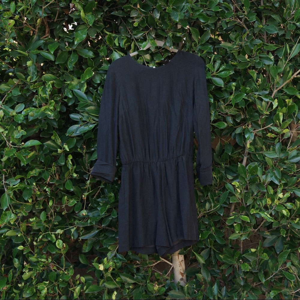CLUB MONACO Kiena Silk Jumper Jumpsuit 00
